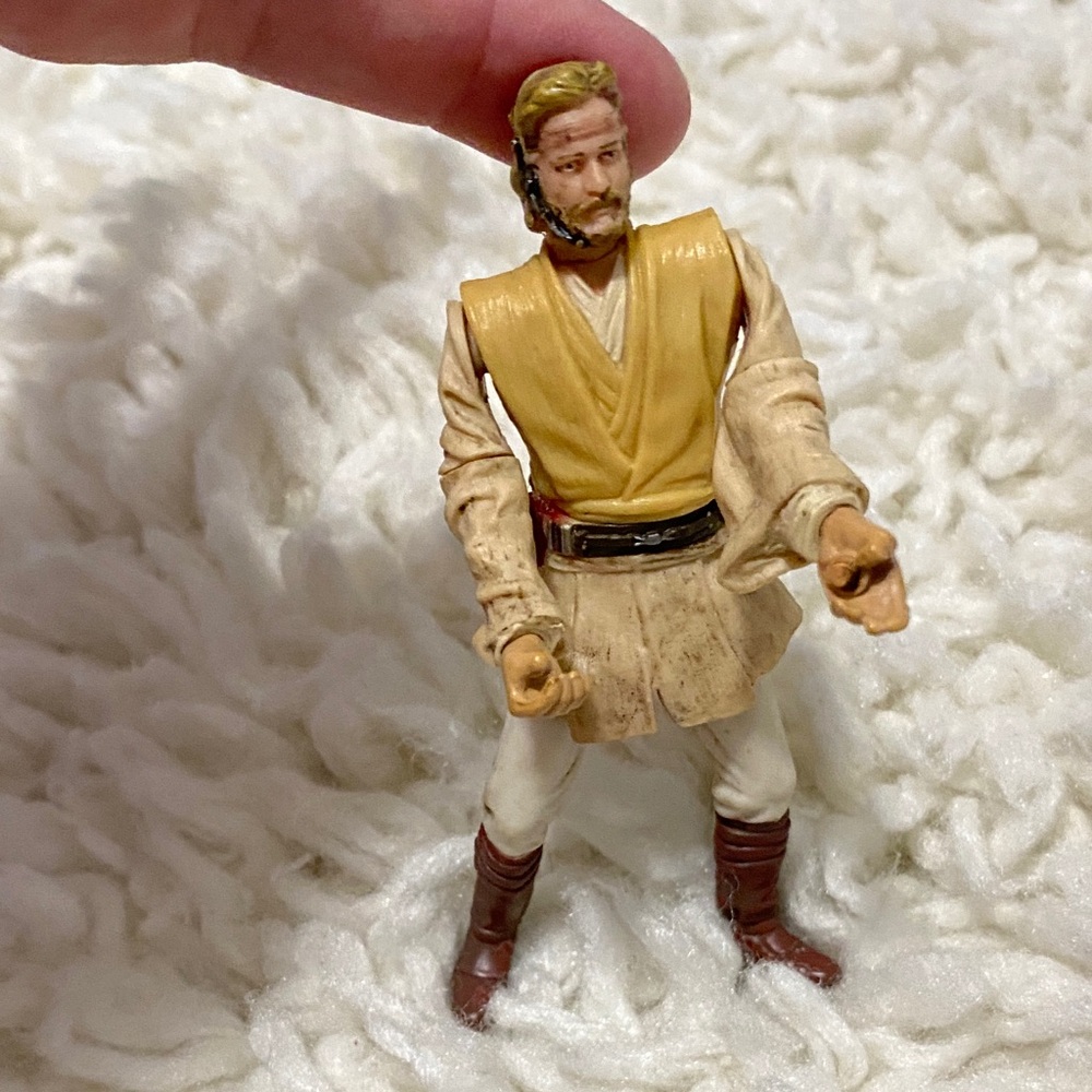 2001 Hasbro LFL Star Wars Obi-Wan Kenobi Action Figure vintage collectible